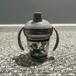 Tervis Gray and Green Sippy Cup